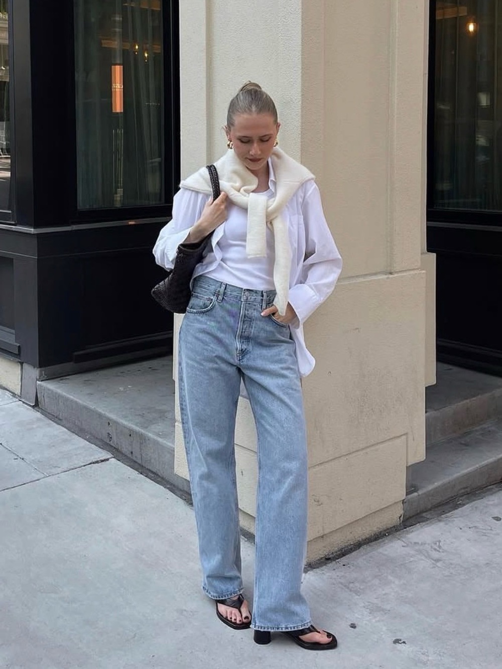 Agolde Fran Slouchy Slung Jeans 28